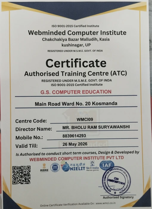 Gallery Webminded Computer Institute PVT LTD